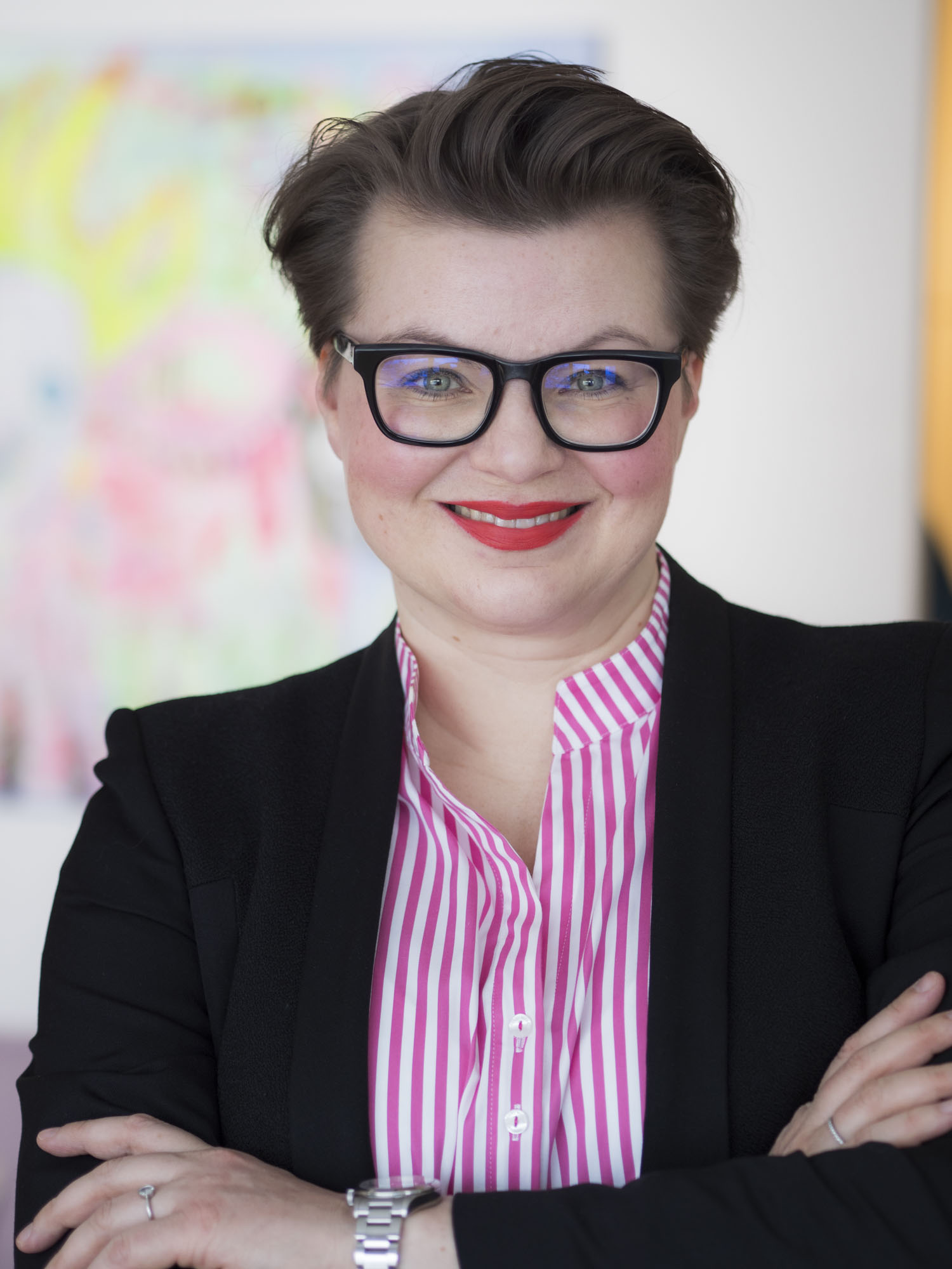 Lottaliina Pokkinen henkilökuvassa.