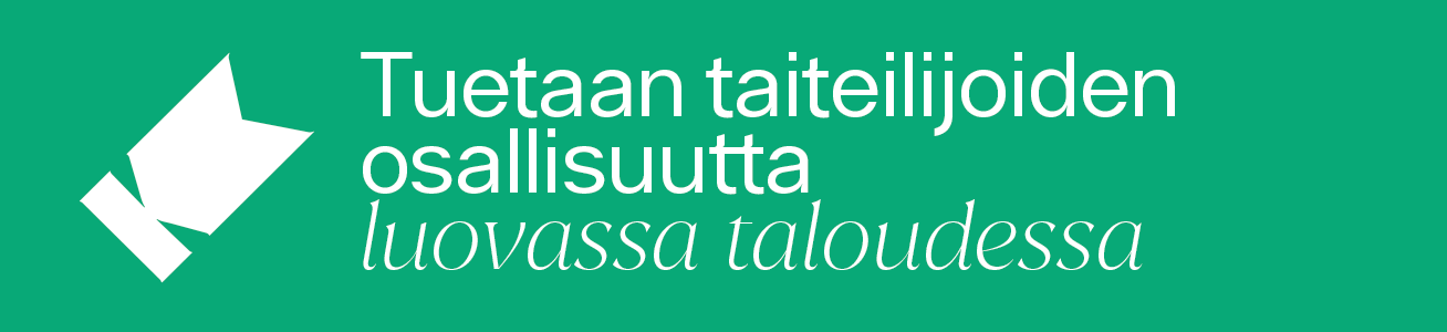 Tavoite 3: Tuetaan taiteilijoiden osallisuutta luovassa taloudessa.