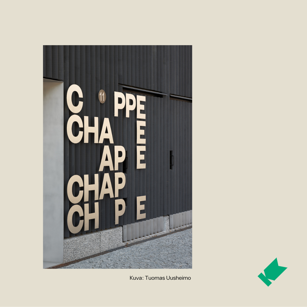 Chappe-taidemuseon seinä.